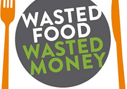 Wasted food wasted money logo