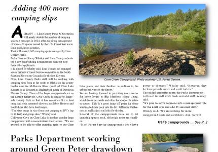 Linn County Parks Newsletter winter 2023