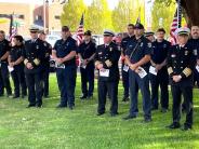 Firefighters from throughout Linn County