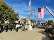 American Legion Post 10 Honor Guard and OSU military. 