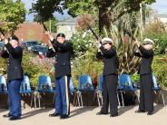 Oregon State University and American Legion Post 10 Honor Guard. 