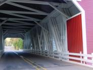 Shimanek Covered Bridge inside