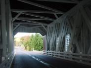 Shimanek Covered Bridge inside