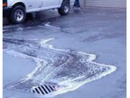 5) Discharges of washwater from the cleaning or hosing of impervious surfaces in municipal, industrial, commercial, or residenti