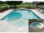 7) Discharges of pool or fountain water containing chlorine, biocides, or other chemicals; discharges of pool or fountain filter