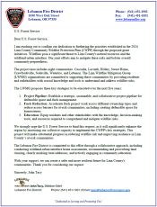 CWDG Project Letters of Commitment