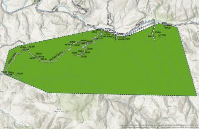 Sweet Home area Level I evacuation map