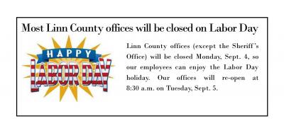 Labor Day closure