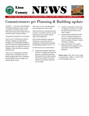 Commissioners Nov. 7