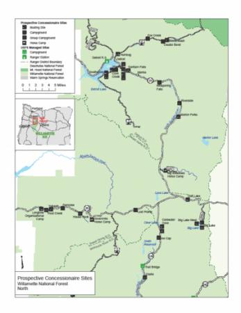 USFS campsites