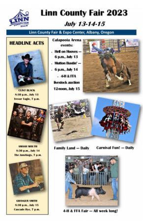 2023 Linn County Fair tab  Linn County Oregon