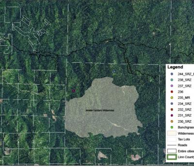 Wildfire map