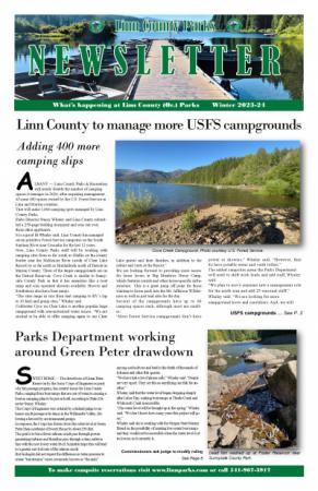 Linn County Parks Newsletter winter 2023