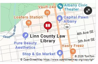 Map Showing Location of the Law Library