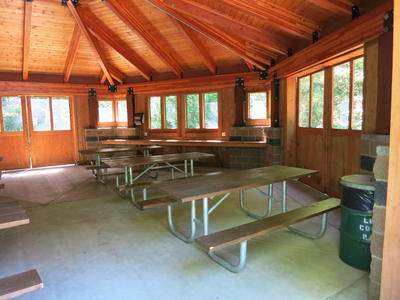 Enclosed Shelter inside