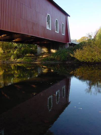 Shimanek Covered Bridge side view
