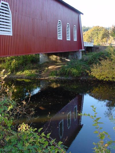 Shimanek Covered Bridge side view